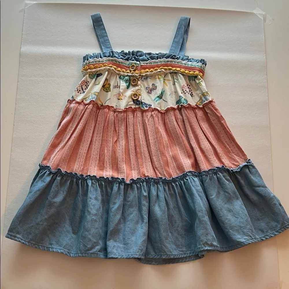 Matilda Jane 2Y Let’s Go Together Love Bug Butterfly Moth Dress Size 2
